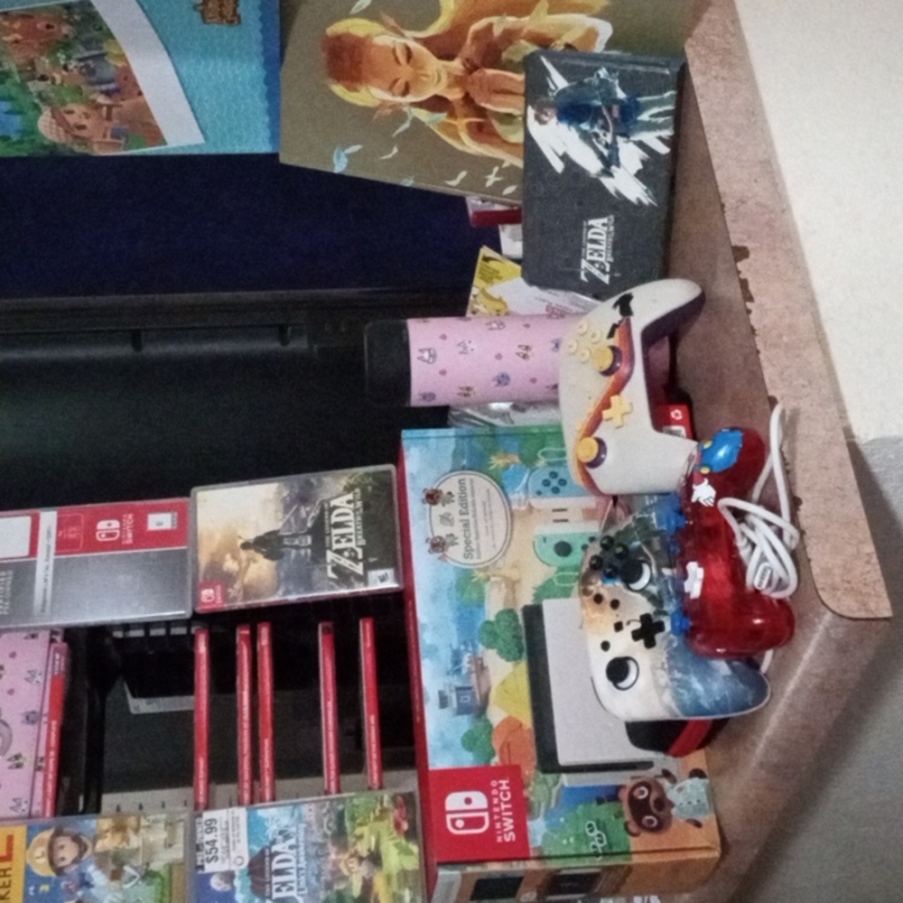 Animal crossing switch with games and ECT..